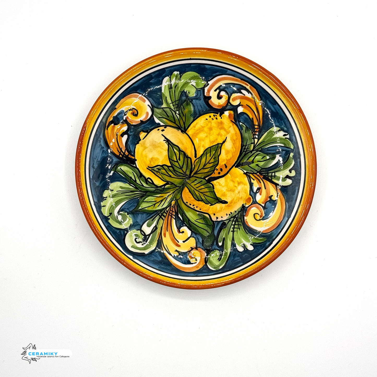 "Fiore di Limone Blu 16,5cm ⌀"