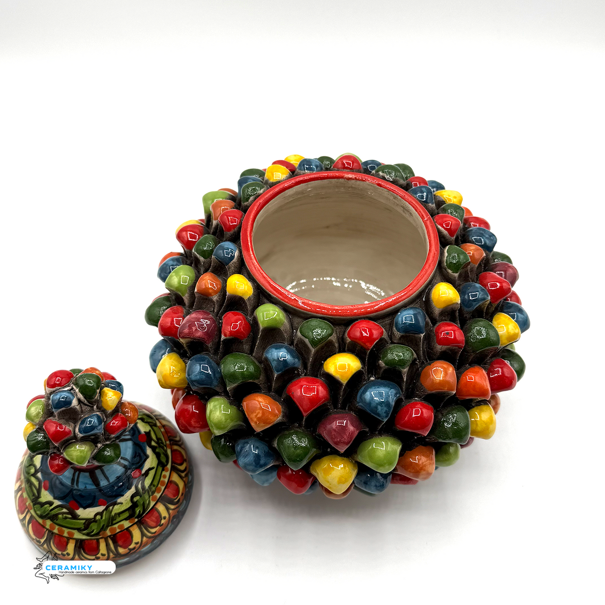 Porta Dolci Folklore (Bicolor)