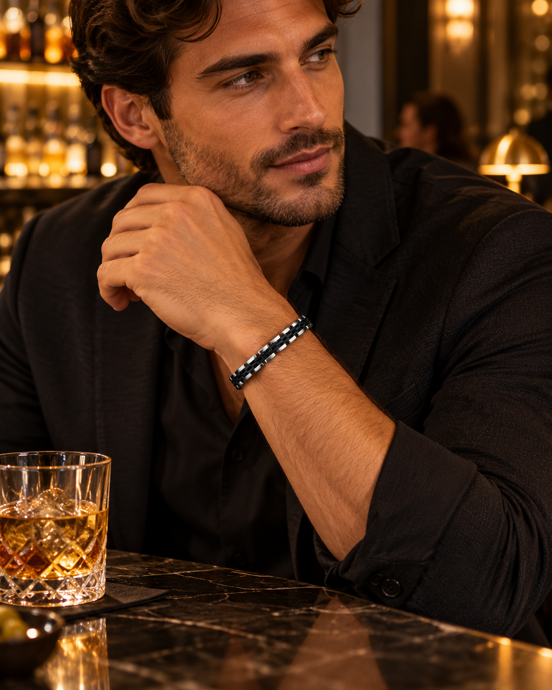 Tempo Uomo – Herren-Gliederarmband