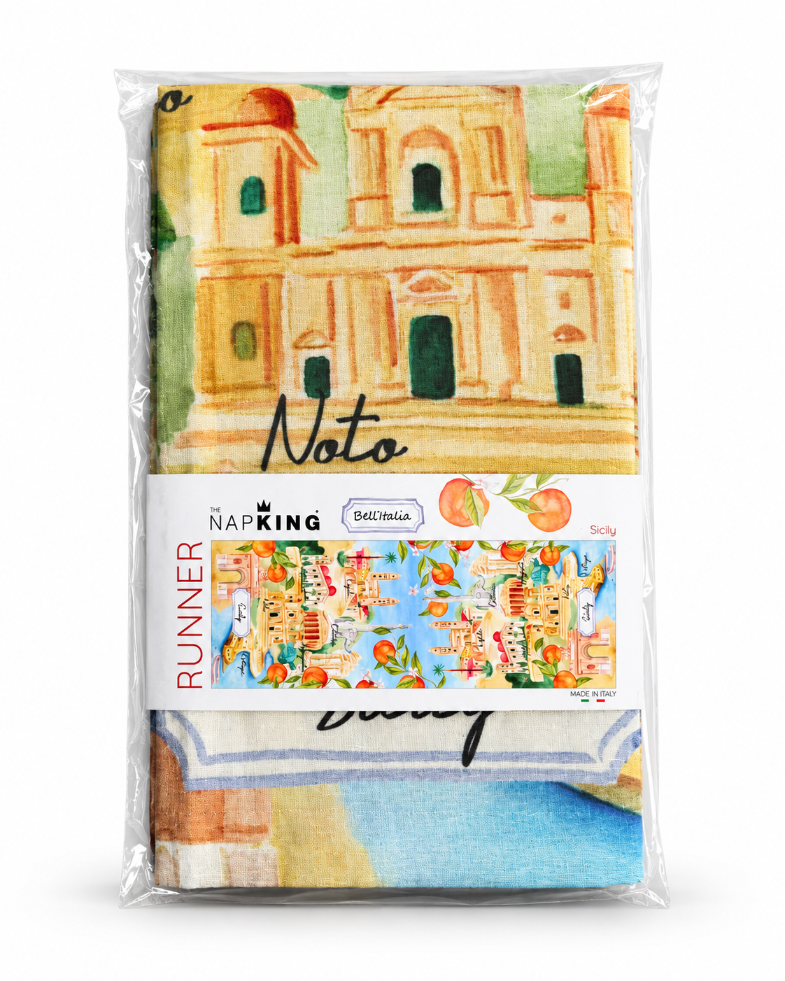 Sicily – Tischläufer aus 100 % Leinen