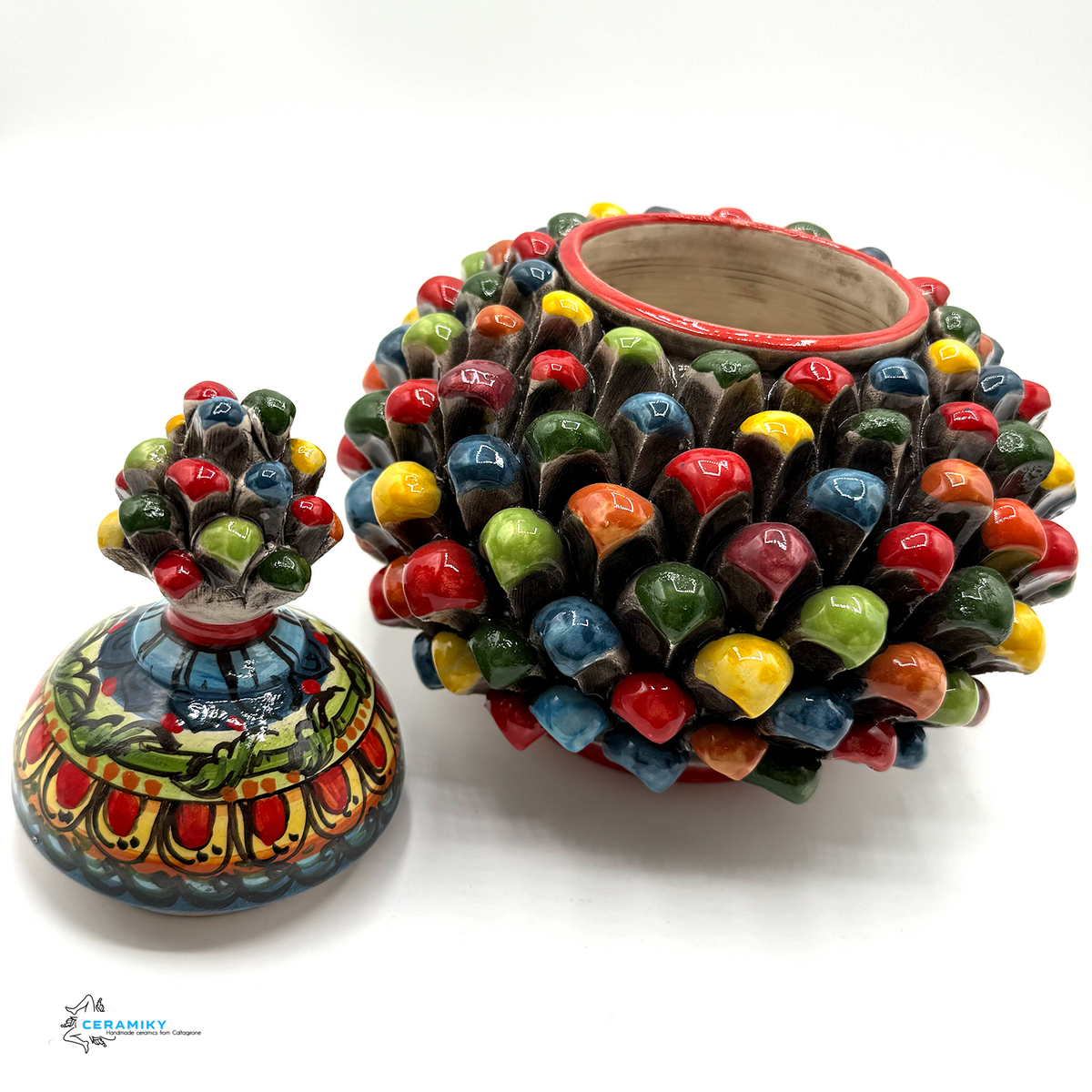 Porta Dolci Folklore (Bicolor)
